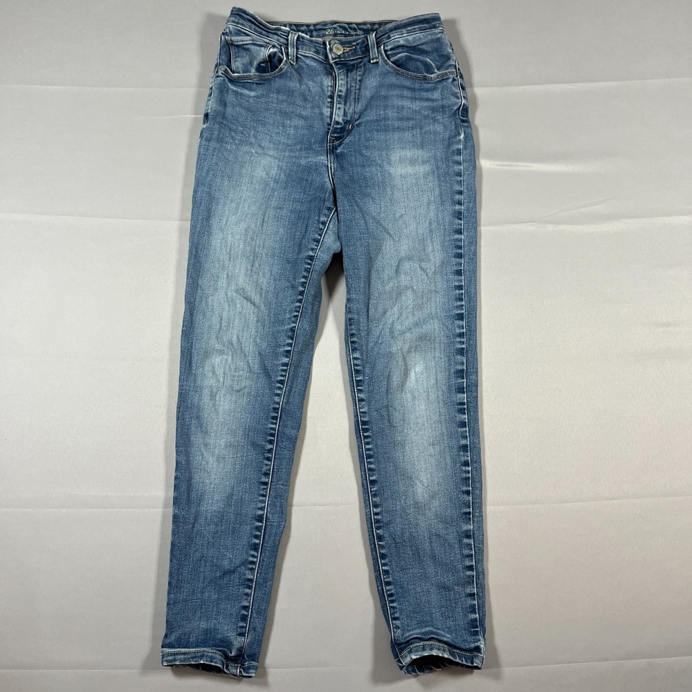 Levi's Denim Jeans Womens 28X32 Blue Mid Rise Red Tab Streetwear Skinny Leg